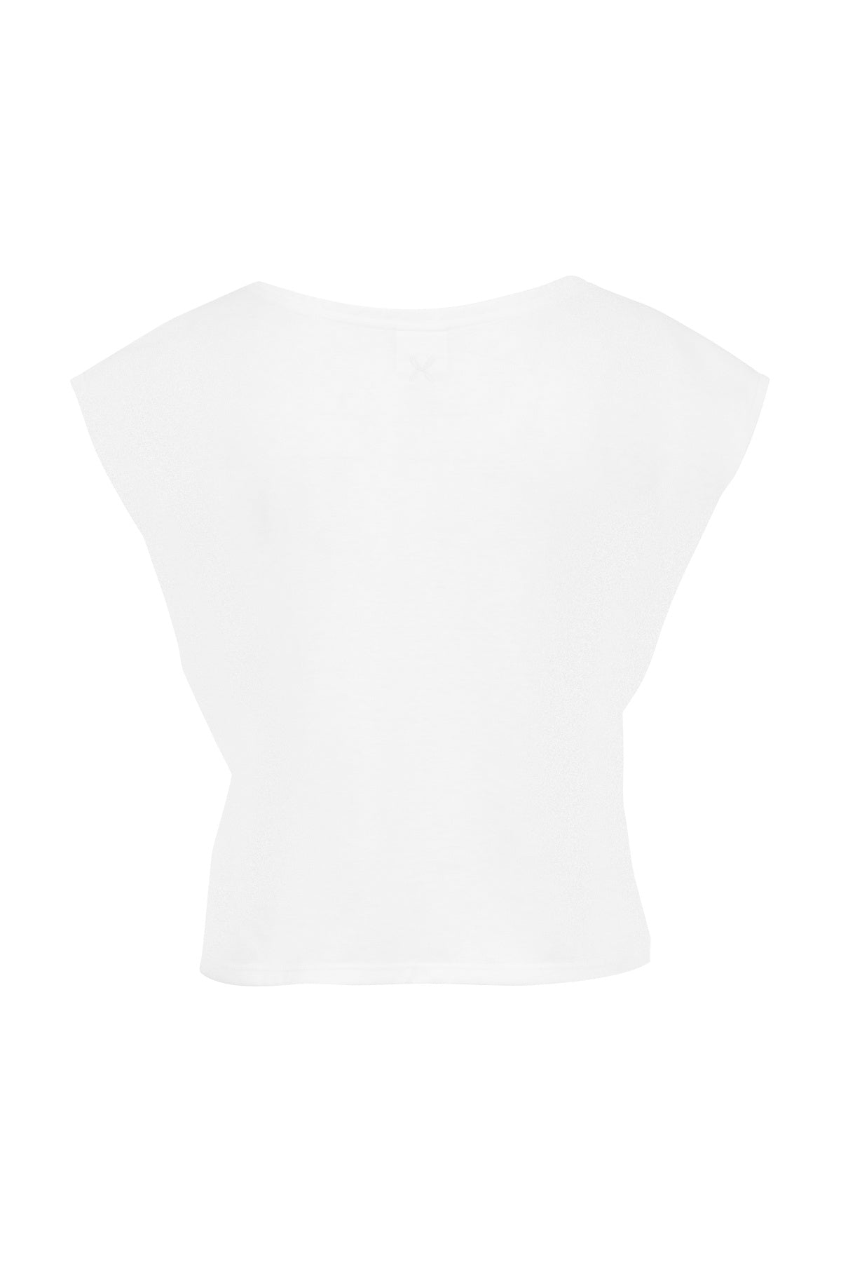 Cropped Dance Vest - Diamond White