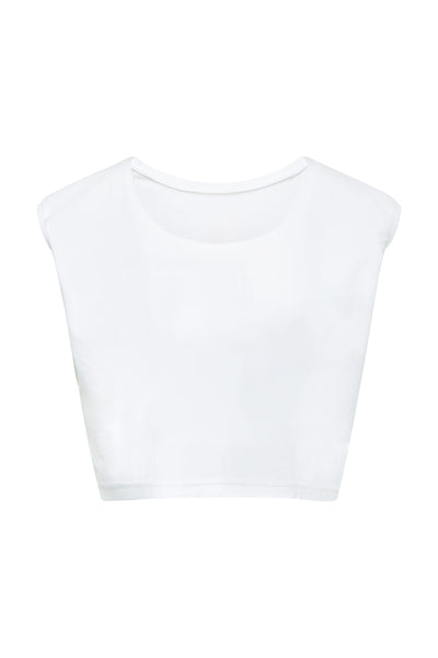 Cropped Dance Vest - Diamond White | Kurz geschnittene Tanzweste - Diamantweiß